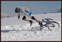 13/03/2010 Rubiana (TO), colle del Lys. Dual slalom su neve in mtb